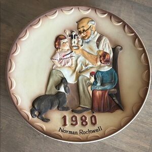 Norman Rockwell 1980 Collector Plate